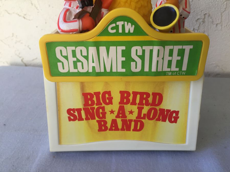 Sesame Street Big Bird Sing-A-Long Radio Jim Henson Muppets With Box [Photo 13]