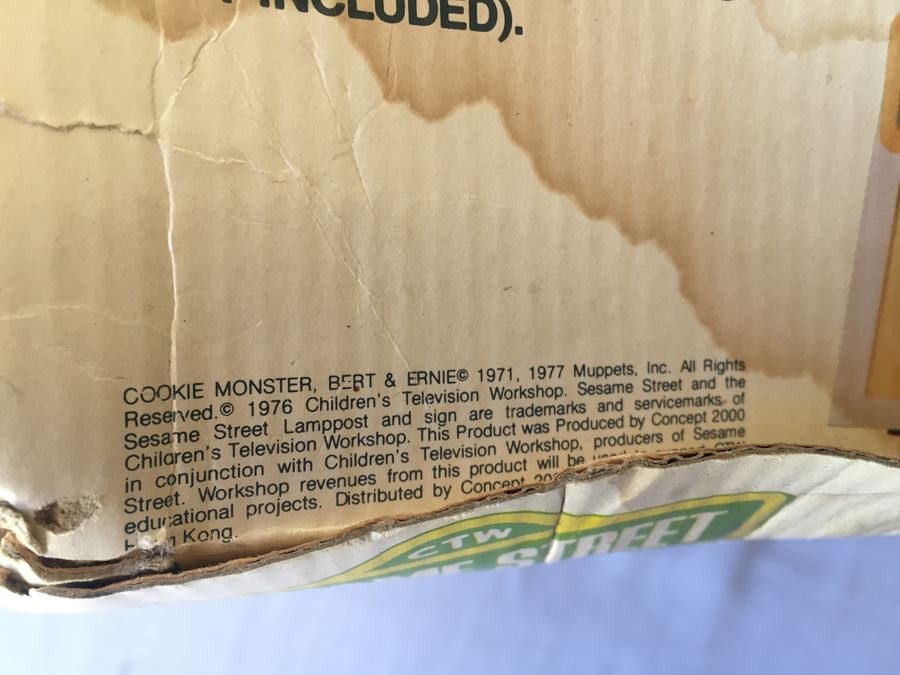 Sesame Street Big Bird Sing-A-Long Radio Jim Henson Muppets With Box [Photo 9]