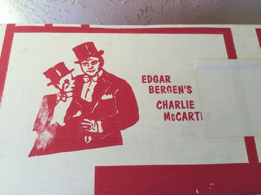 Edgar Bergen's Charlie McCarthy Ventriloquist Doll In Box Juro's Ventriloquist Dolls EG [Photo 4]