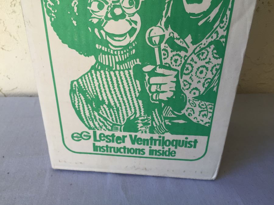 Ventriloquist Lester In Box With Instructions And Sealed Record Black Ventriloquist Doll [Photo 6]