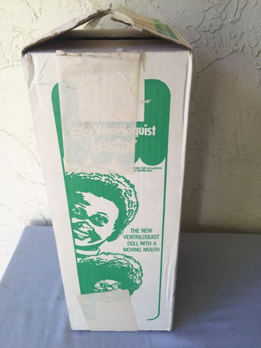 Ventriloquist Lester In Box With Instructions And Sealed Record Black Ventriloquist Doll [Photo 7]