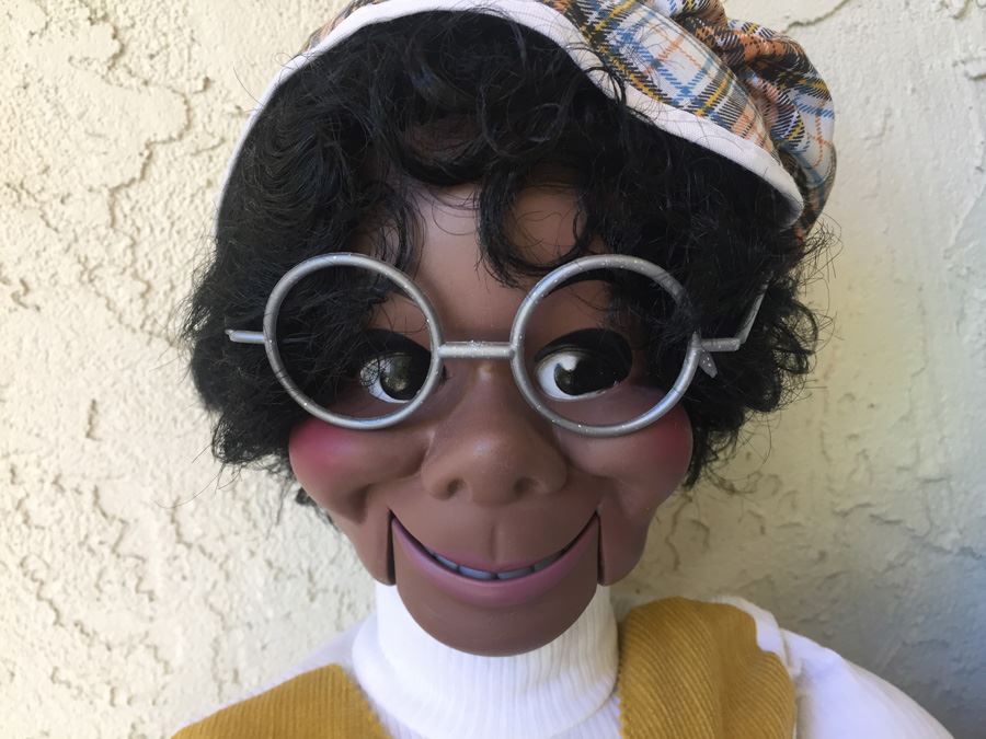 Ventriloquist Lester In Box With Instructions And Sealed Record Black