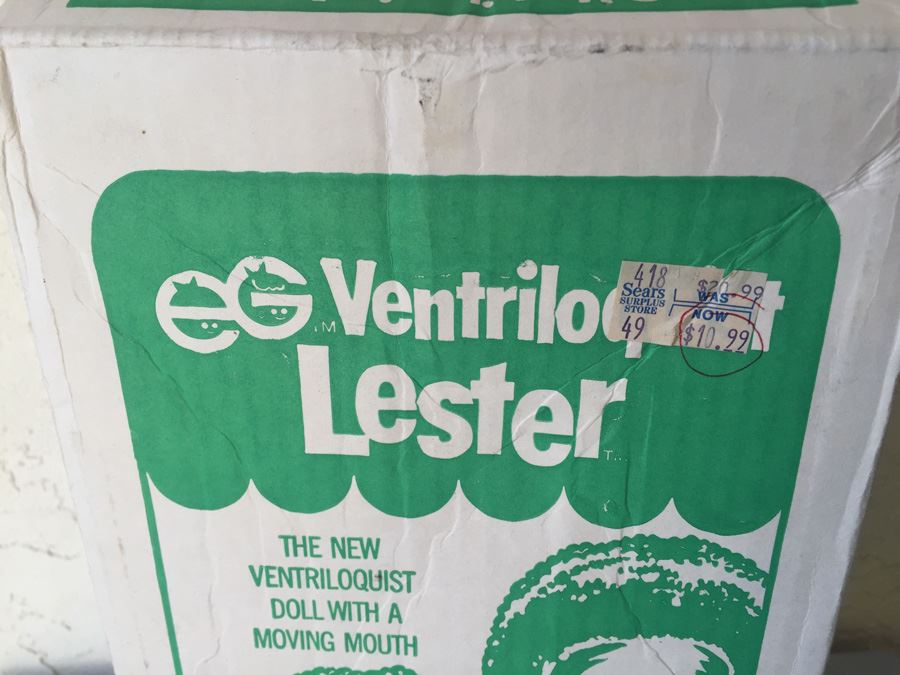 Ventriloquist Lester In Box With Instructions And Sealed Record Black Ventriloquist Doll [Photo 4]