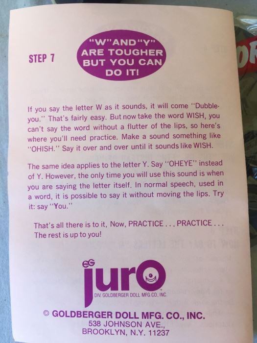 Ventriloquist Lester In Box With Instructions And Sealed Record Black Ventriloquist Doll [Photo 15]