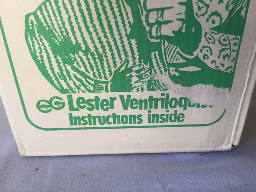 Ventriloquist Lester In Box With Instructions And Sealed Record Black Ventriloquist Doll [Photo 8]