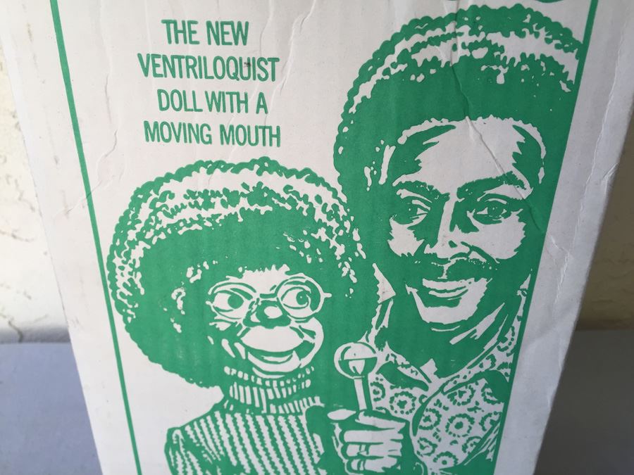 Ventriloquist Lester In Box With Instructions And Sealed Record Black Ventriloquist Doll [Photo 5]