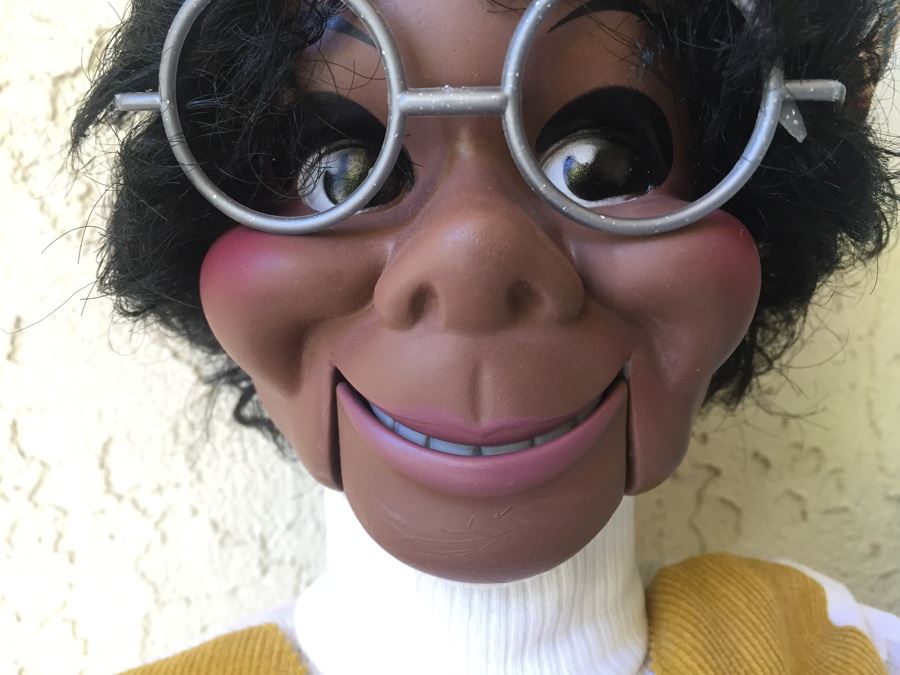 Ventriloquist Lester In Box With Instructions And Sealed Record Black