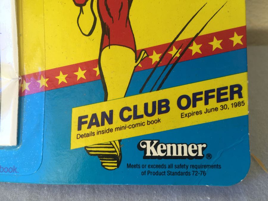 The FLASH Super Powers Collection Kenner New On Card Free Comic Book 1984 [Photo 5]