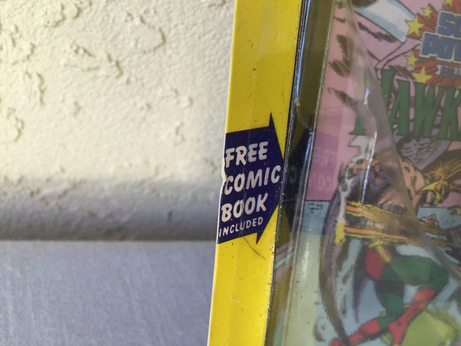 HAWKMAN Super Powers Collection Kenner New On Card Free Comic Book 1984 [Photo 3]