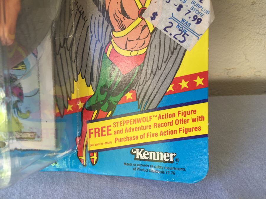 HAWKMAN Super Powers Collection Kenner New On Card Free Comic Book 1984 [Photo 5]