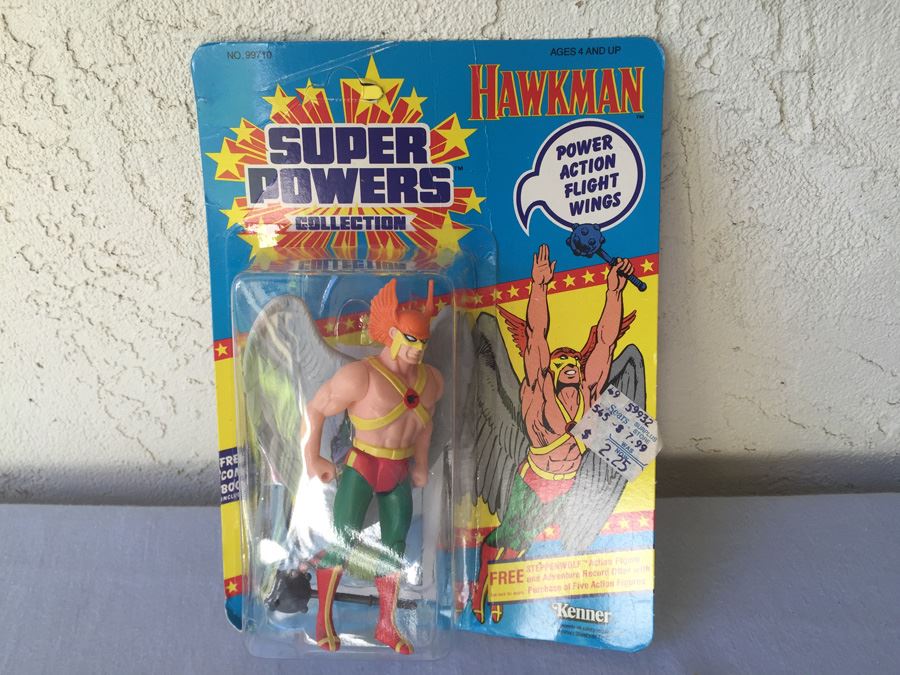 HAWKMAN Super Powers Collection Kenner New On Card Free Comic Book 1984 [Photo 1]