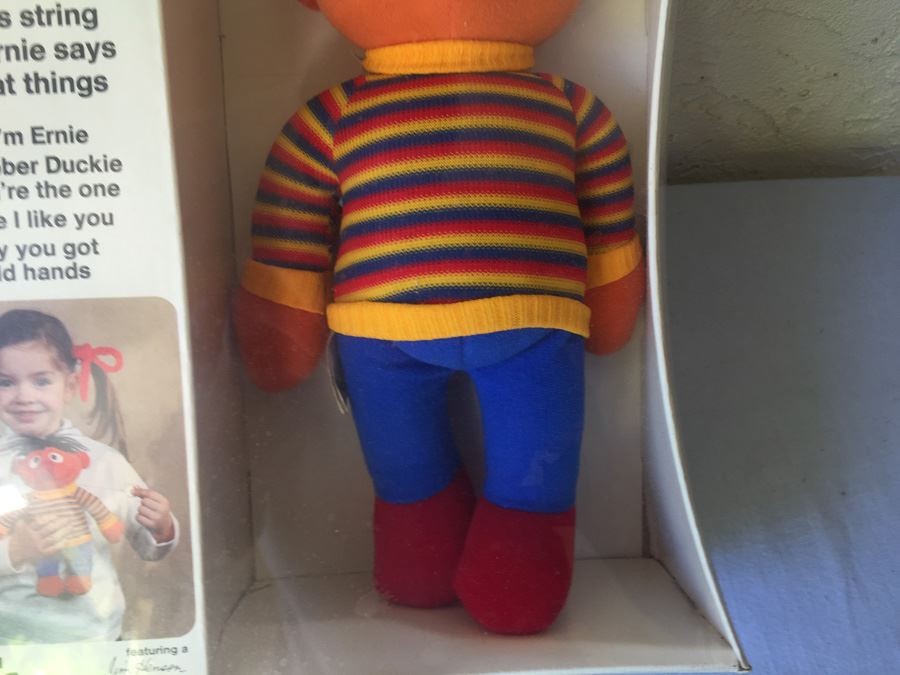 Sesame Street Talking Ernie Jim Henson Muppet Character Sealed New In Box Knickerbocker Toys 1977 [Photo 6]