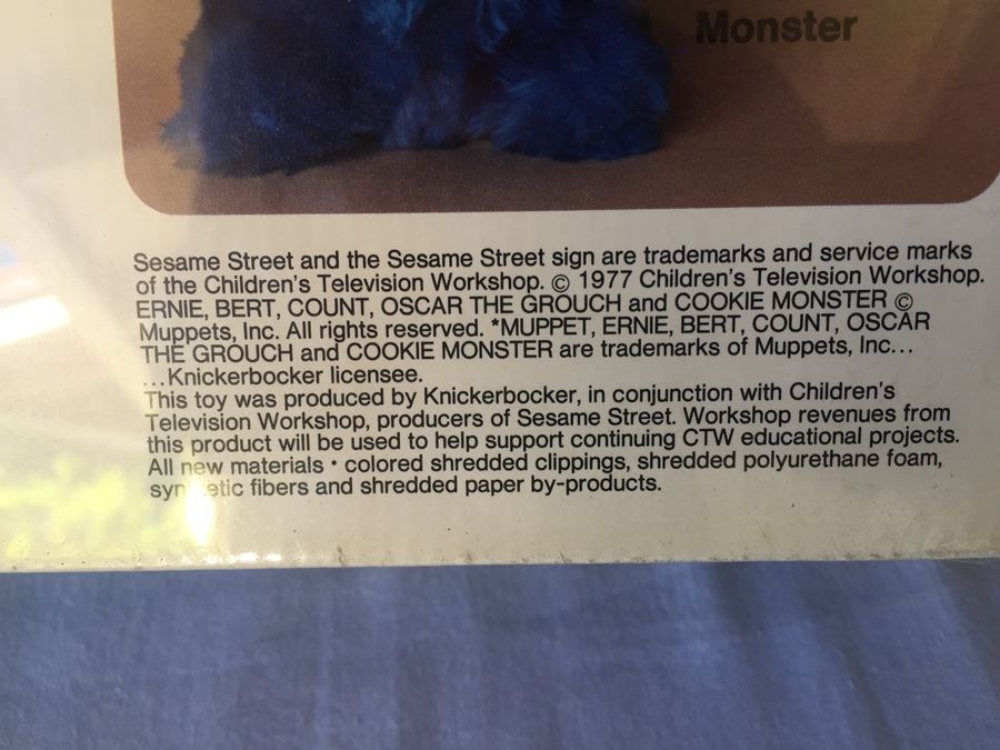 Sesame Street Talking Ernie Jim Henson Muppet Character Sealed New In Box Knickerbocker Toys 1977 [Photo 8]