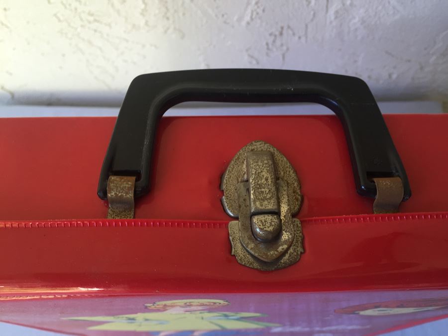 Red Barbie Doll Case 1958 With Barbie Clothes And Accessories Mattel [Photo 9]