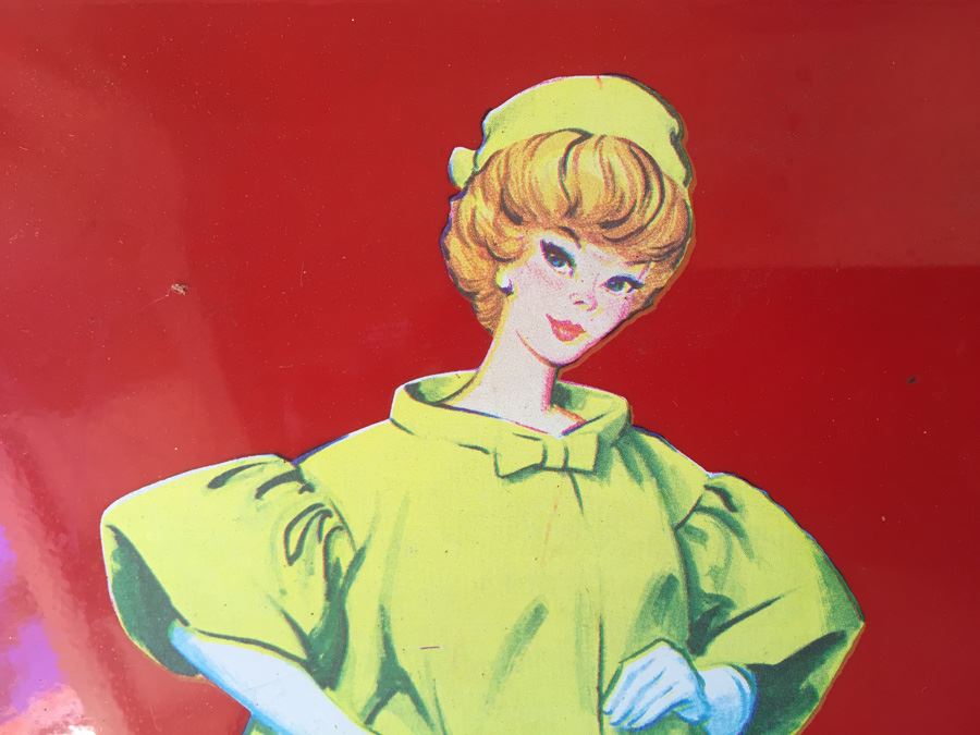 Red Barbie Doll Case 1958 With Barbie Clothes And Accessories Mattel [Photo 5]