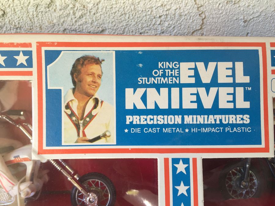 Evel Knievel Precision Miniatures Die-Cast Ideal New In Box 1976 6 Scale Models Motorcycle [Photo 2]