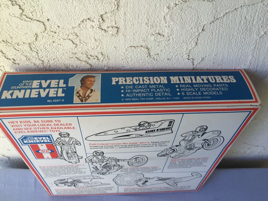 Evel Knievel Precision Miniatures Die-Cast Ideal New In Box 1976 6 Scale Models Motorcycle [Photo 11]
