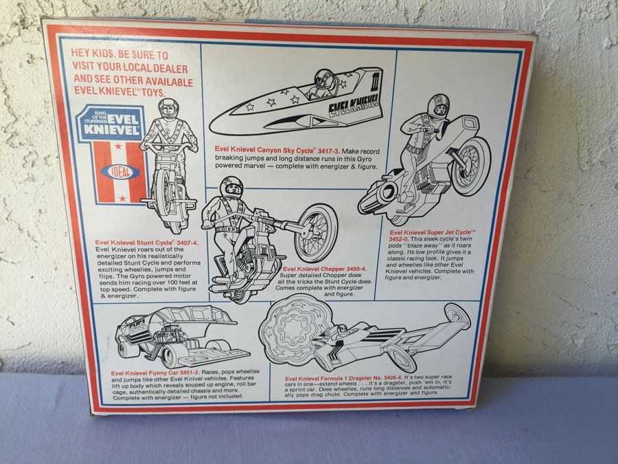 Evel Knievel Precision Miniatures Die-Cast Ideal New In Box 1976 6 Scale Models Motorcycle [Photo 13]