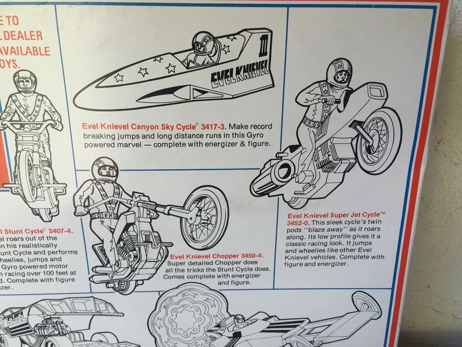 Evel Knievel Precision Miniatures Die-Cast Ideal New In Box 1976 6 Scale Models Motorcycle [Photo 16]