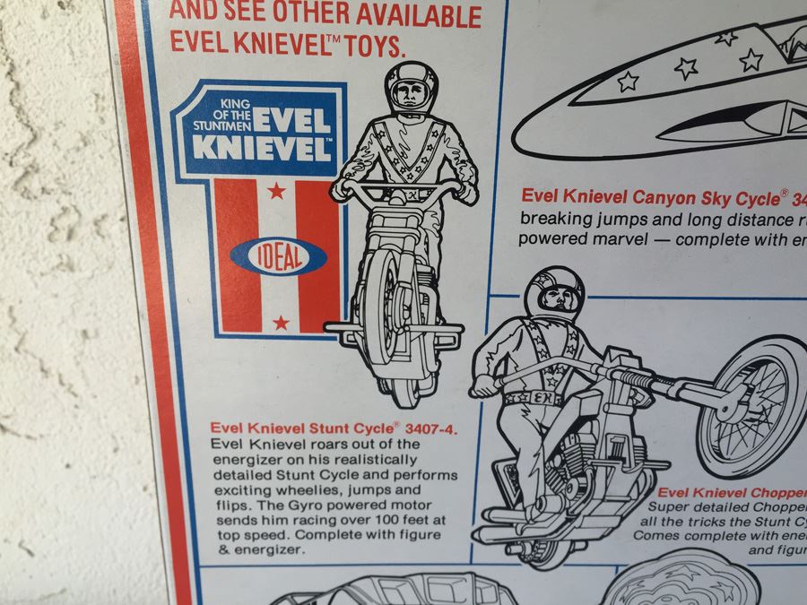 Evel Knievel Precision Miniatures Die-Cast Ideal New In Box 1976 6 Scale Models Motorcycle [Photo 15]