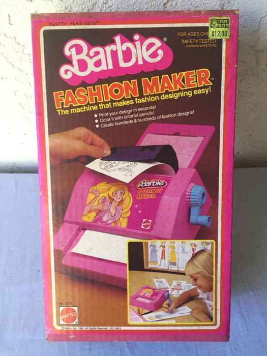 Barbie Fashion Maker Mattel 1980 In Box