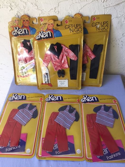 Ken Doll Get-Ups 'N Go Fashions Barbie Doll Clothes New On Card Mattel 1978