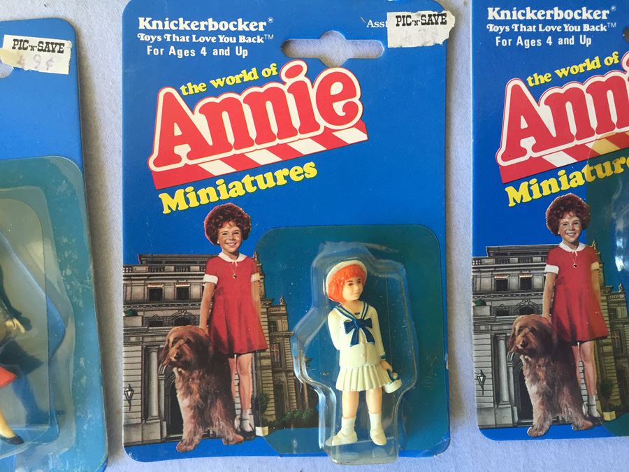 (12) Annie Miniatures Action Figures Dolls New On Card Knickerbocker Toys  [Photo 13]
