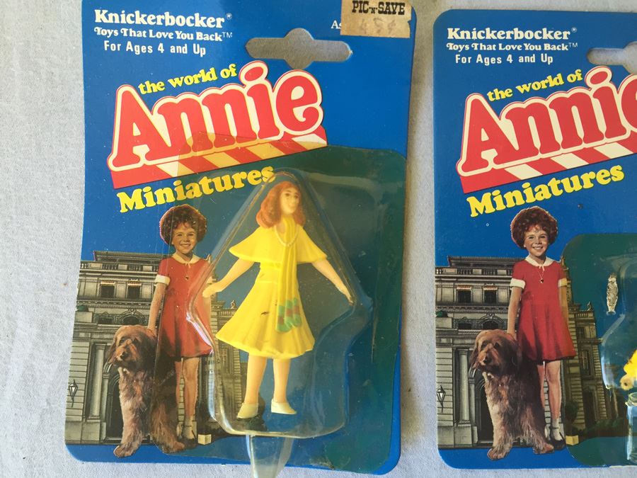 (12) Annie Miniatures Action Figures Dolls New On Card Knickerbocker Toys  [Photo 11]