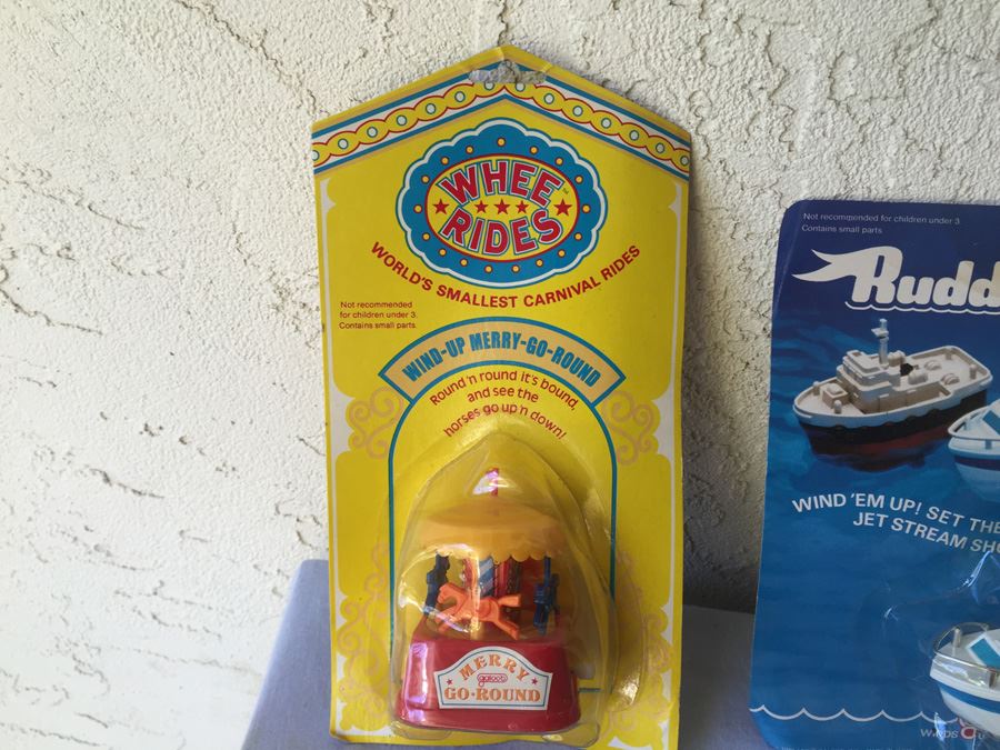 Lot Of Vintages Toys New On Card Galoob Wind Up Early Eighties [Photo 8]