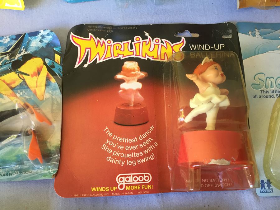Lot Of Vintages Toys New On Card Galoob Wind Up Early Eighties [Photo 12]