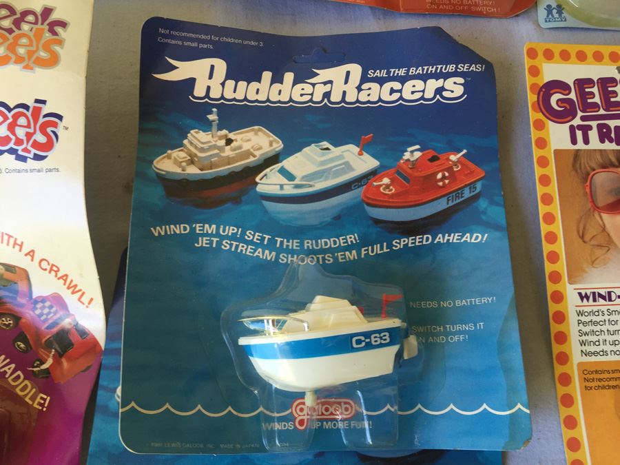 Lot Of Vintages Toys New On Card Galoob Wind Up Early Eighties [Photo 19]