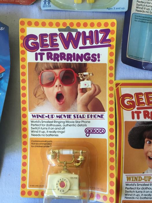 Lot Of Vintages Toys New On Card Galoob Wind Up Early Eighties [Photo 16]