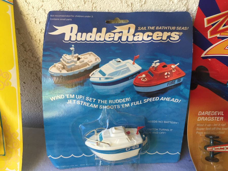 Lot Of Vintages Toys New On Card Galoob Wind Up Early Eighties [Photo 7]