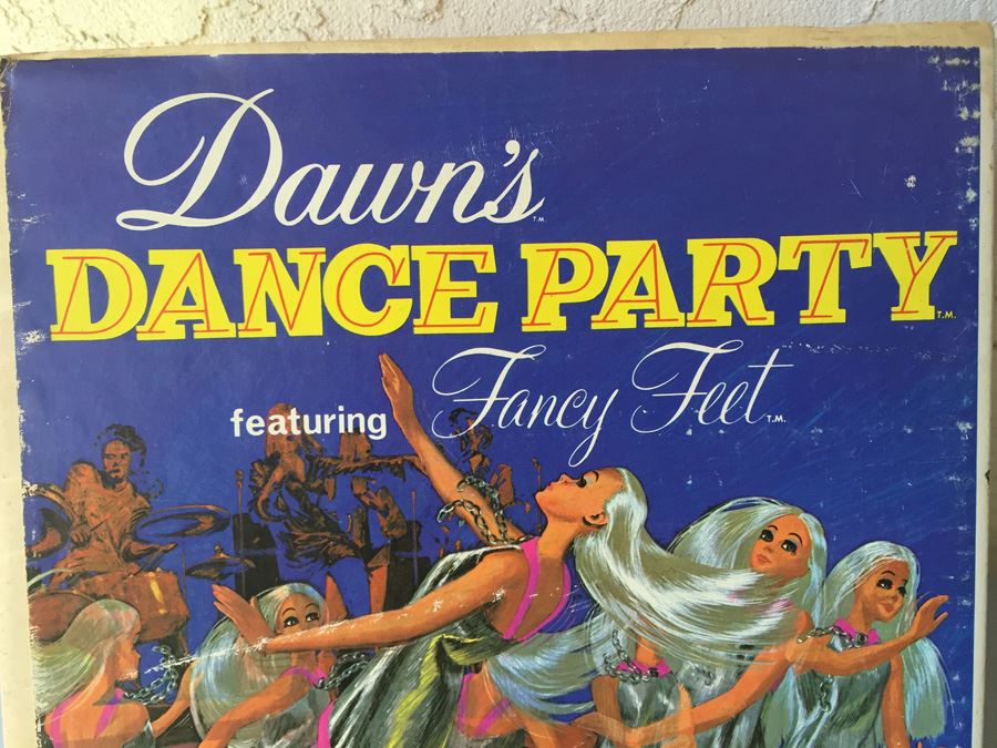 Dawn's Dance Party Featuring Fancy Feet In Box Topper Toys 1971 NOTE Dawn's Foot Is Broken [Photo 4]