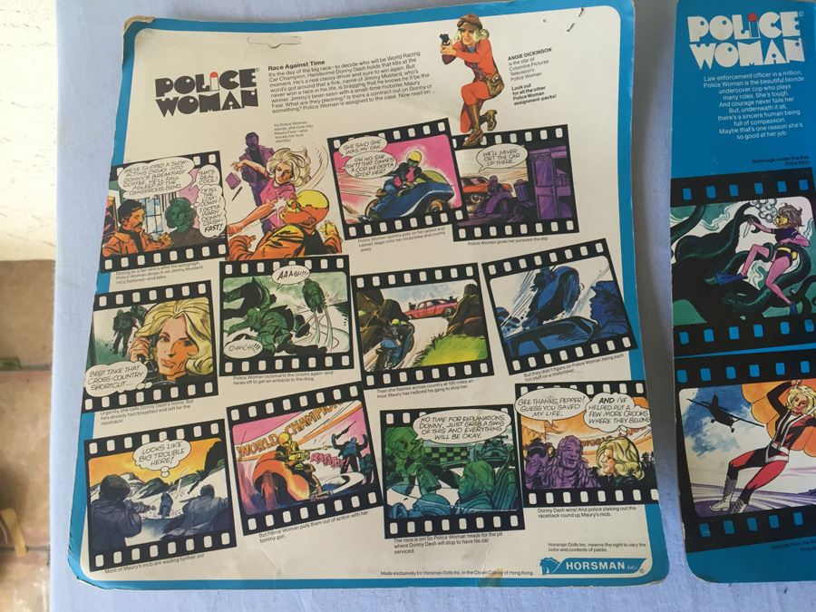 Police Woman Angie Dickinson Horsman Doll New In Box And Race Against Time Clothes And Accessories 1976 [Photo 16]