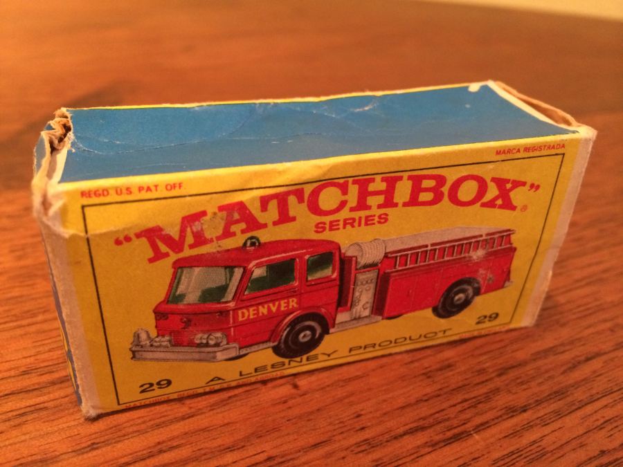Matchbox Lesney 29 Fire Pumper Truck