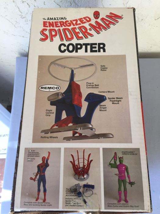 The Amazing Spider-Man Energized Copter New In Box REMCO 1978 [Photo 3]