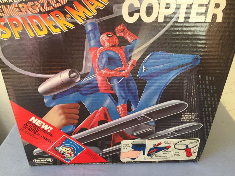 The Amazing Spider-Man Energized Copter New In Box REMCO 1978