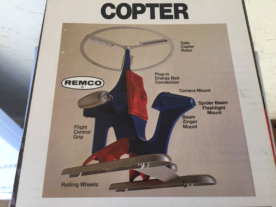 The Amazing Spider-Man Energized Copter New In Box REMCO 1978 [Photo 10]