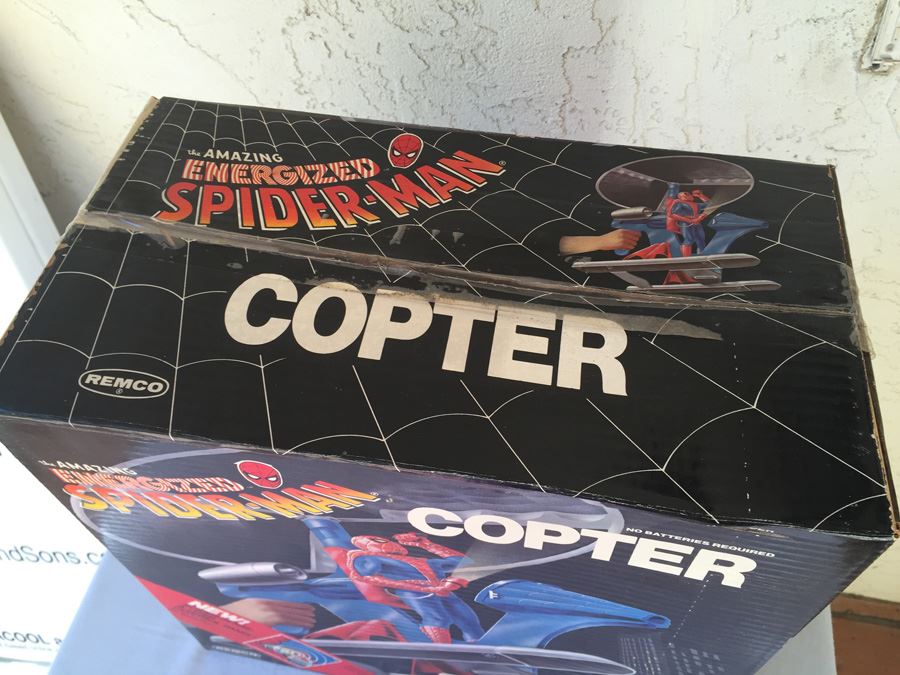 The Amazing Spider-Man Energized Copter New In Box REMCO 1978 [Photo 11]