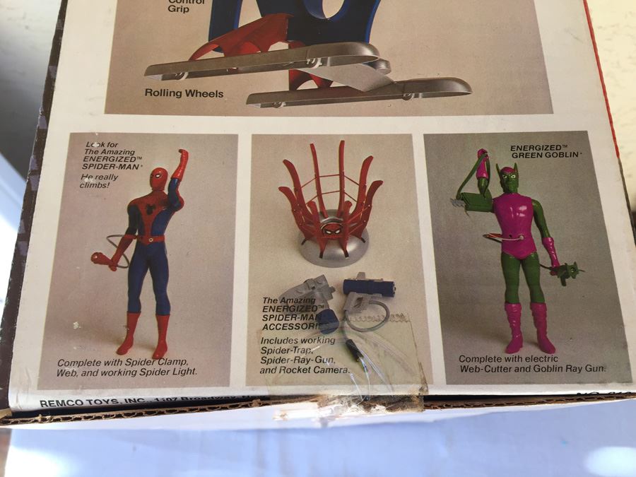 The Amazing Spider-Man Energized Copter New In Box REMCO 1978 [Photo 9]