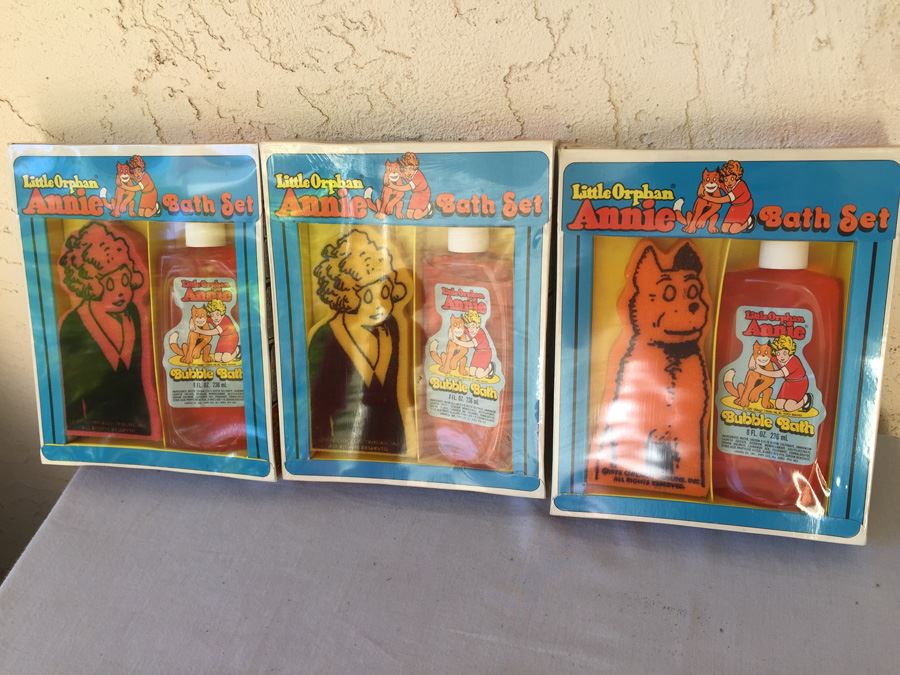 Lot Of Little Orphan Annie Bubble Bath Items 1978 [Photo 9]