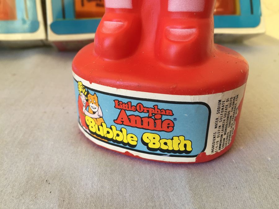 Lot Of Little Orphan Annie Bubble Bath Items 1978 [Photo 6]
