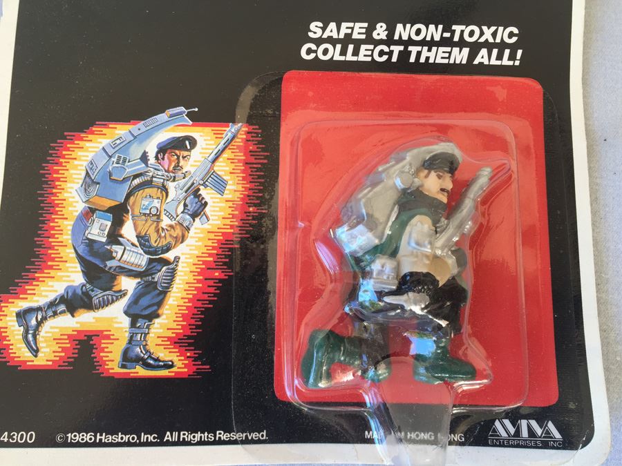 G. I. Joe Collectable Eraser Hasbro New On Card Vintage 1986 [Photo 3]