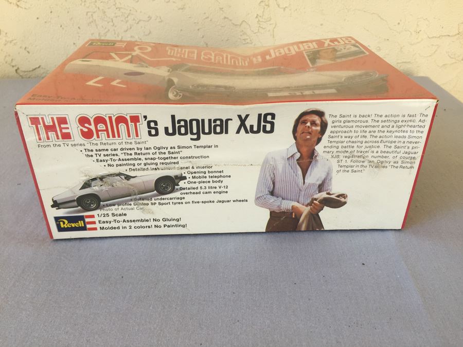 Revell Model Kit The Saint's Jaguar XJS From TV Series The Return Of The Saint Sealed New In Box 1979 [Photo 12]