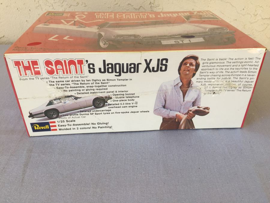 Revell Model Kit The Saint's Jaguar XJS From TV Series The Return Of The Saint Sealed New In Box 1979 [Photo 5]