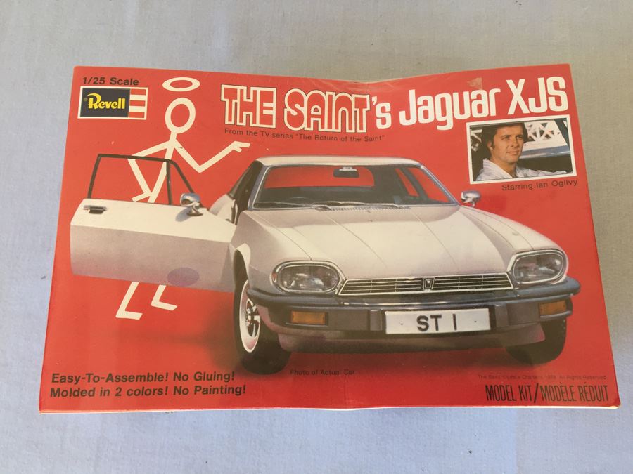 Revell Model Kit The Saint's Jaguar XJS From TV Series The Return Of The Saint Sealed New In Box 1979 [Photo 8]