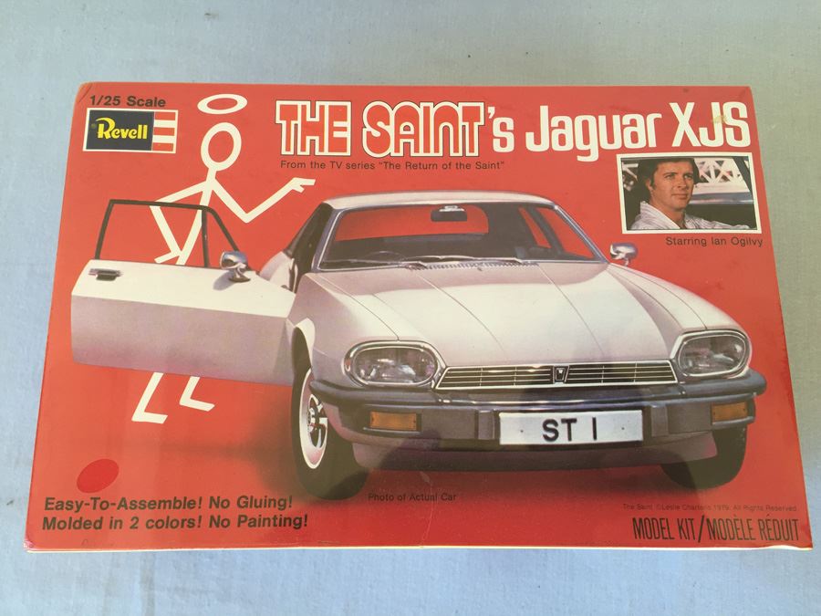 Revell Model Kit The Saint's Jaguar XJS From TV Series The Return Of The Saint Sealed New In Box 1979 [Photo 3]