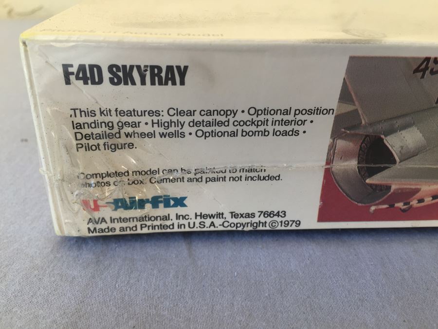 USAirFix Model Kit Of F4D SKYRAY Sealed New In Box 1979 [Photo 5]