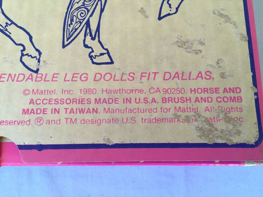 Dallas Barbie Doll's Horse Mattel New In Box 1980 [Photo 9]